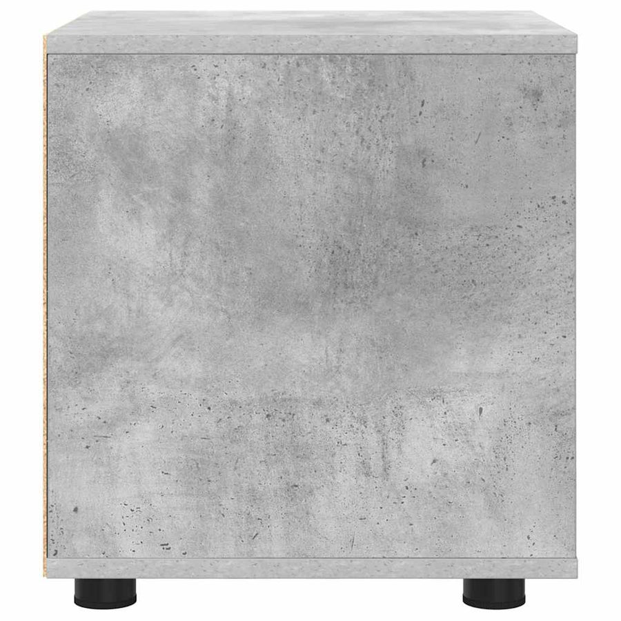 Badkamer Kast Beton Grijs 40,5 x 40 x 44 cm Bewerkt hout