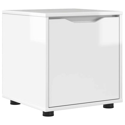 Badkamer Kast Hoogglans wit 40,5 x 40 x 44 cm Bewerkt hout