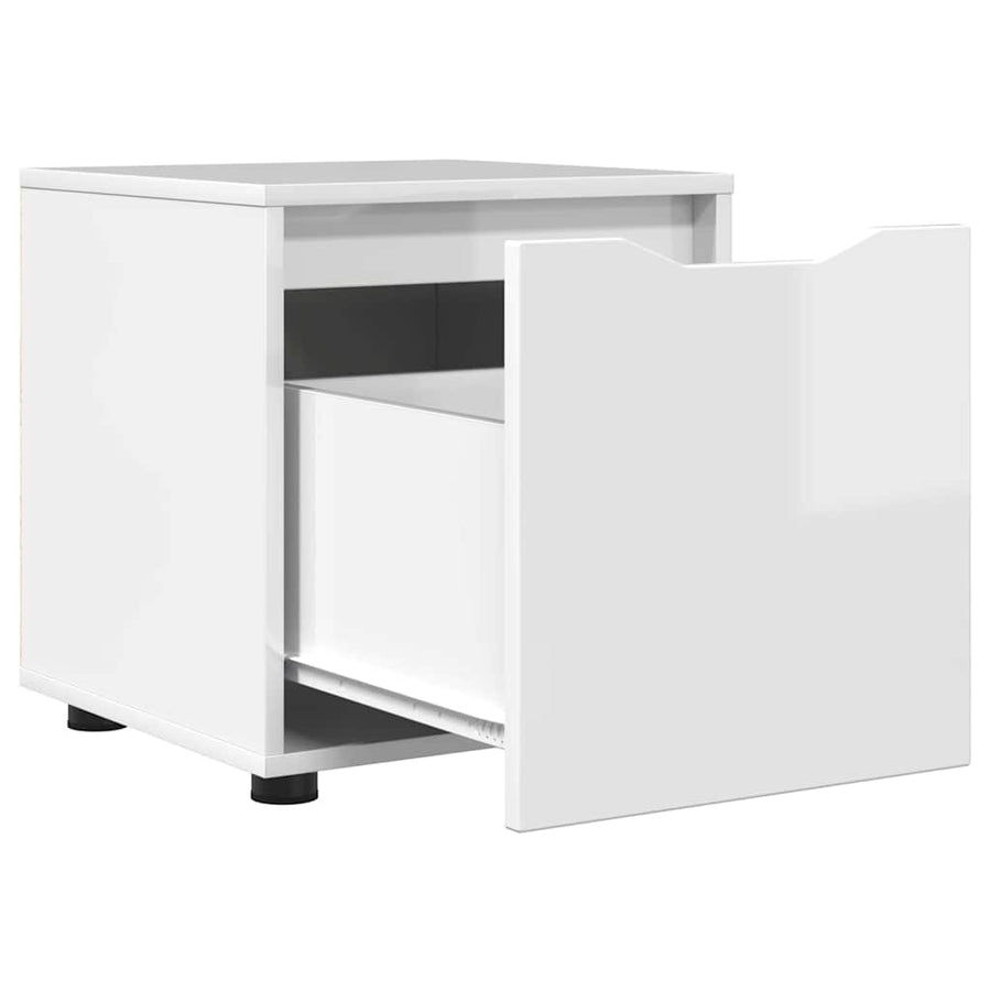 Badkamer Kast Hoogglans wit 40,5 x 40 x 44 cm Bewerkt hout