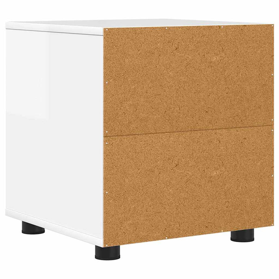 Badkamer Kast Hoogglans wit 40,5 x 40 x 44 cm Bewerkt hout