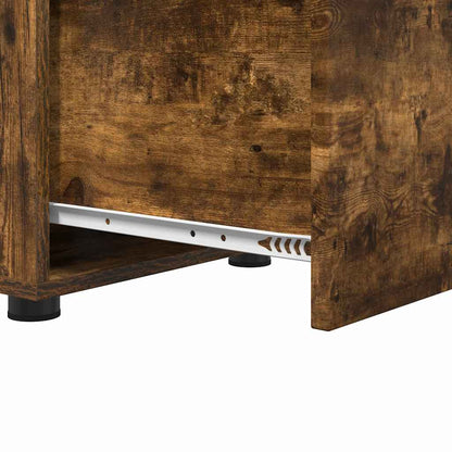 Badkamer Kast Gerookt eiken 40,5 x 40 x 44 cm Bewerkt hout