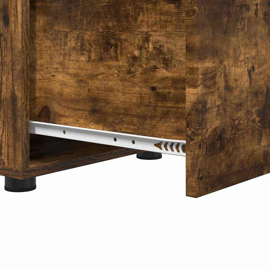Badkamer Kast Gerookt eiken 40,5 x 40 x 44 cm Bewerkt hout