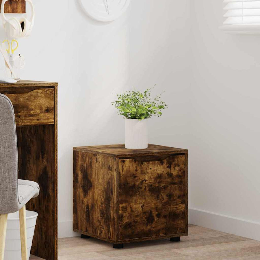 Badkamer Kast Gerookt eiken 40,5 x 40 x 44 cm Bewerkt hout