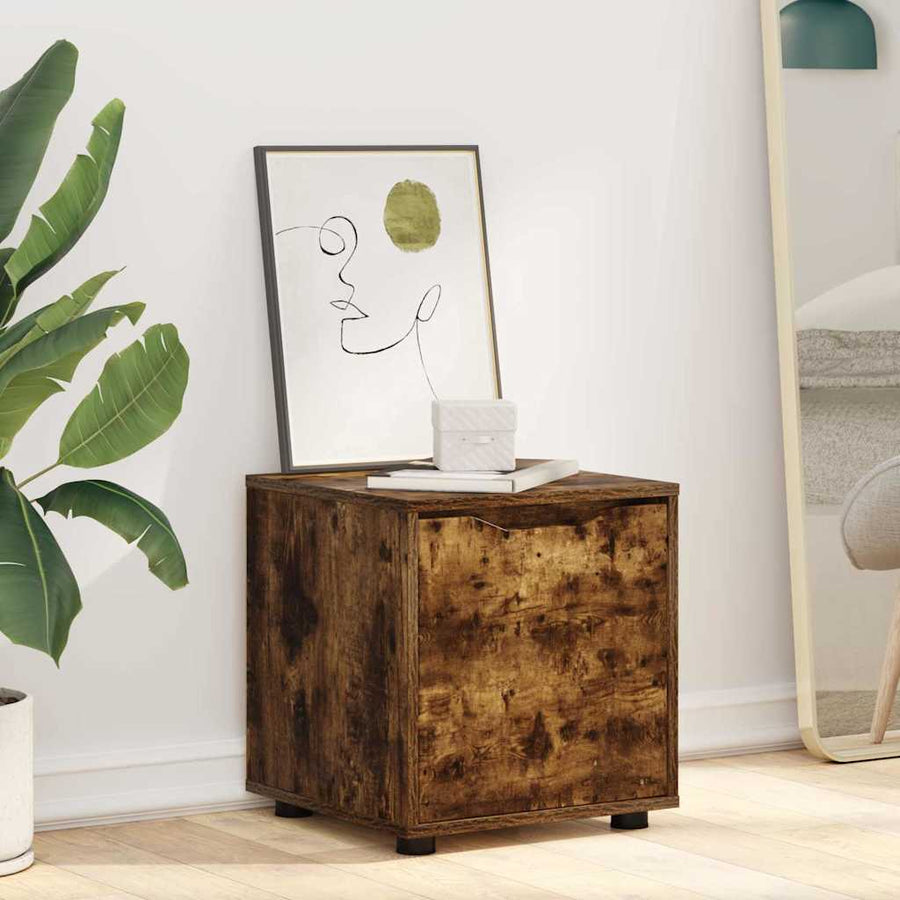 Badkamer Kast Gerookt eiken 40,5 x 40 x 44 cm Bewerkt hout