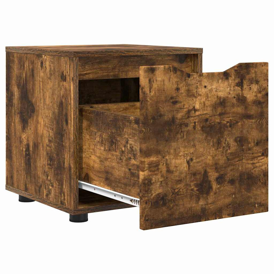 Badkamer Kast Gerookt eiken 40,5 x 40 x 44 cm Bewerkt hout