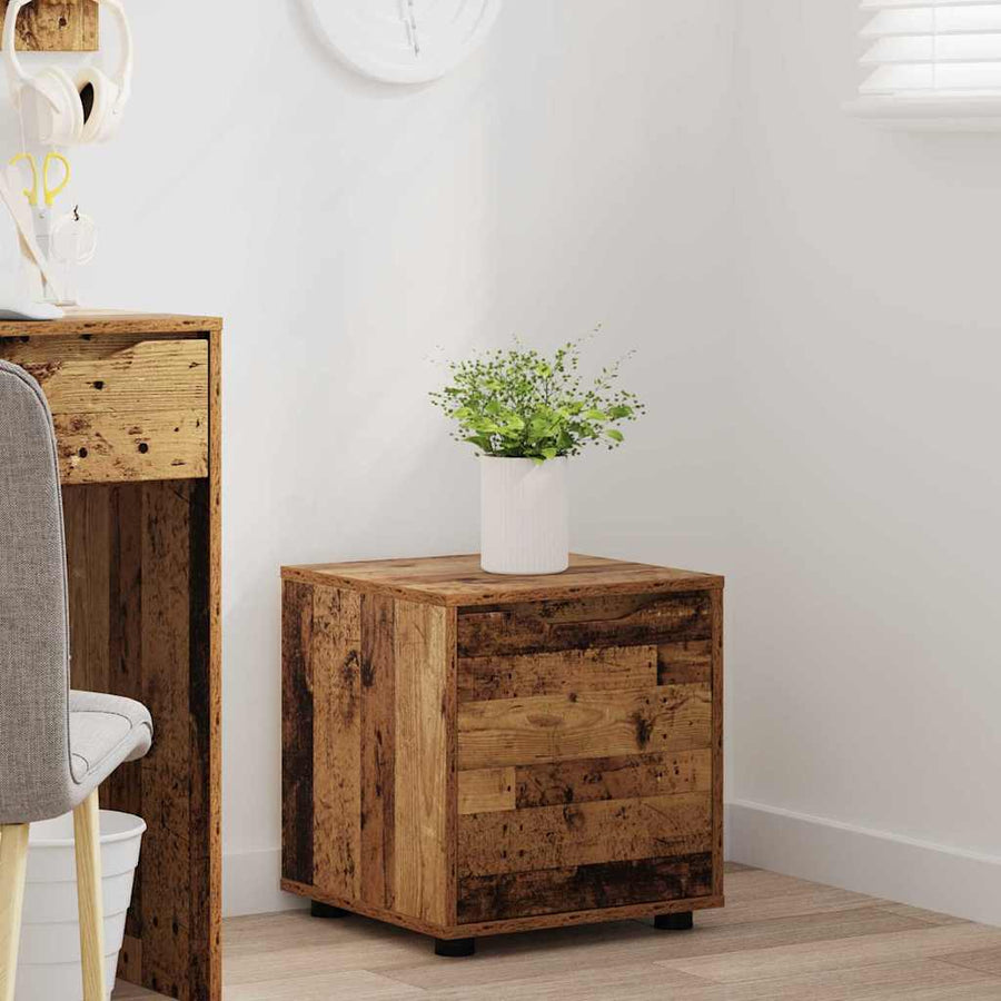 Badkamer Kast Oud Hout 40,5 x 40 x 44 cm Bewerkt hout