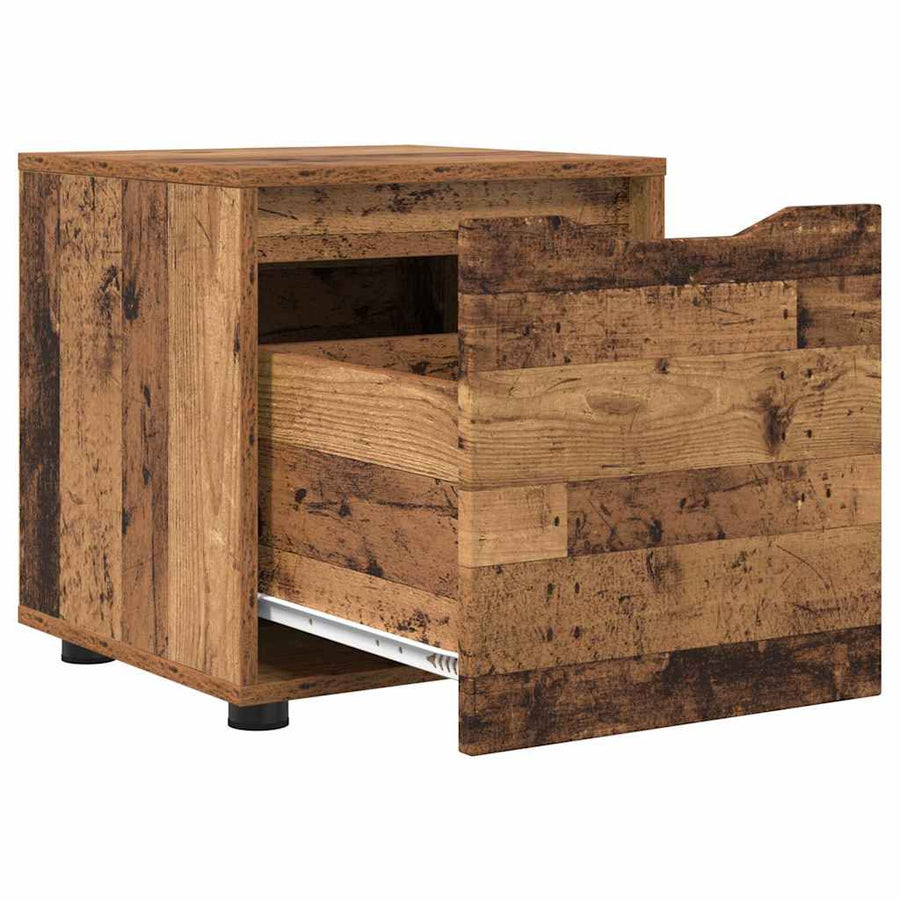 Badkamer Kast Oud Hout 40,5 x 40 x 44 cm Bewerkt hout