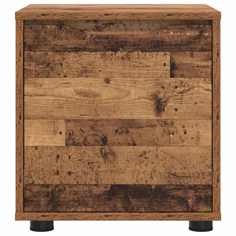 Badkamer Kast Oud Hout 40,5 x 40 x 44 cm Bewerkt hout