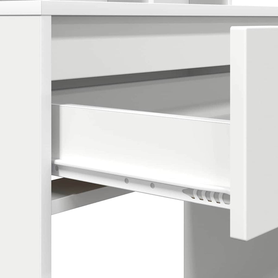 Slaapkamer Kaptafels Wit 80 x 39,6 x 135 cm Bewerkt hout