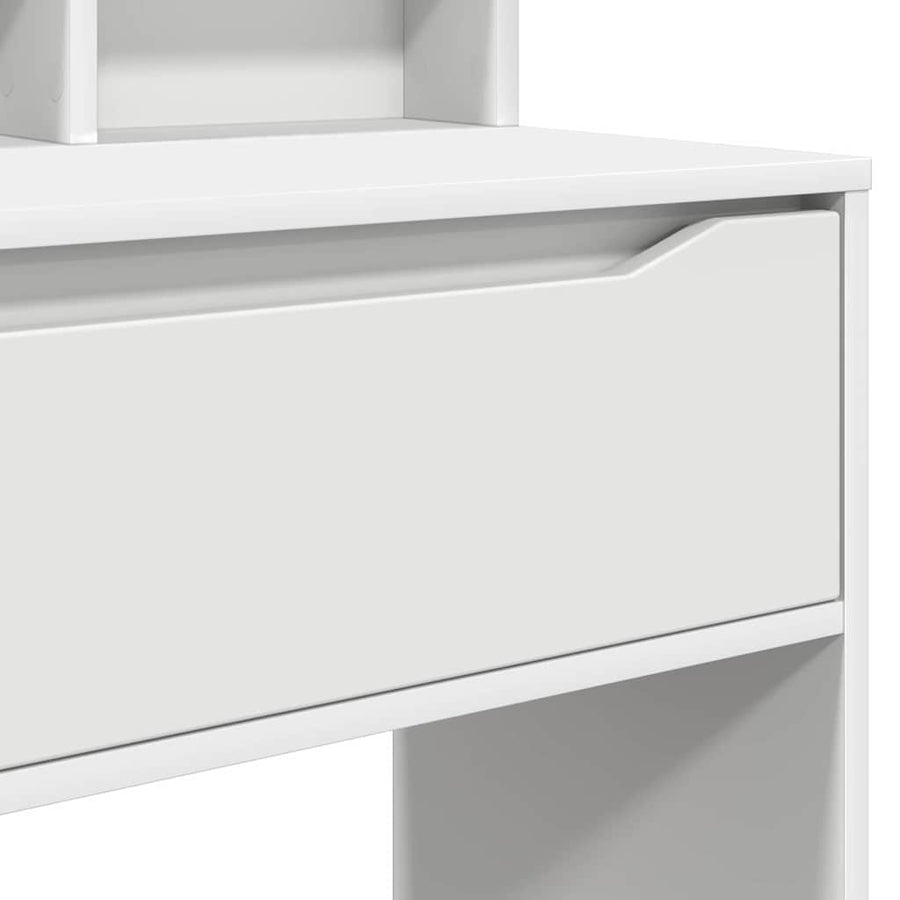 Slaapkamer Kaptafels Wit 80 x 39,6 x 135 cm Bewerkt hout