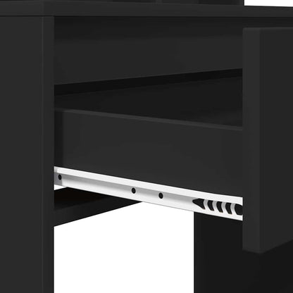 Slaapkamer Kaptafels Zwart 80 x 39,6 x 135 cm Bewerkt hout