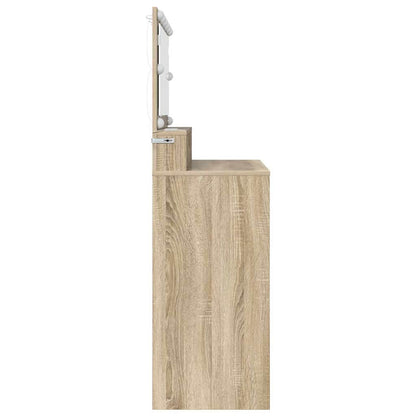 Slaapkamer Kaptafels met lade Sonoma Eiken 80 x 39,6 x 135 cm