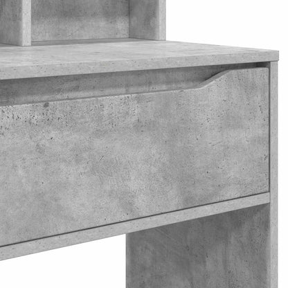 Slaapkamer Kaptafels met lade Beton Grijs 80 x 39,6 x 135 cm