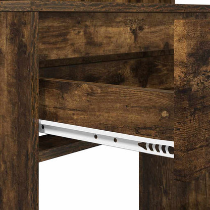 Slaapkamer Kaptafels met lade Gerookt eiken 80 x 39,6 x 135 cm
