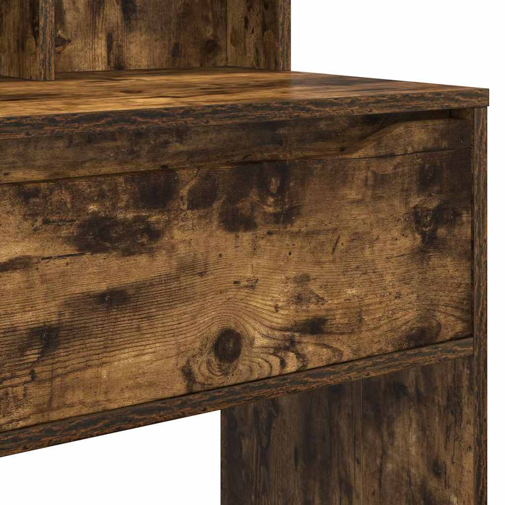 Slaapkamer Kaptafels met lade Gerookt eiken 80 x 39,6 x 135 cm