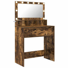 Slaapkamer Kaptafels met lade Gerookt eiken 80 x 39,6 x 135 cm