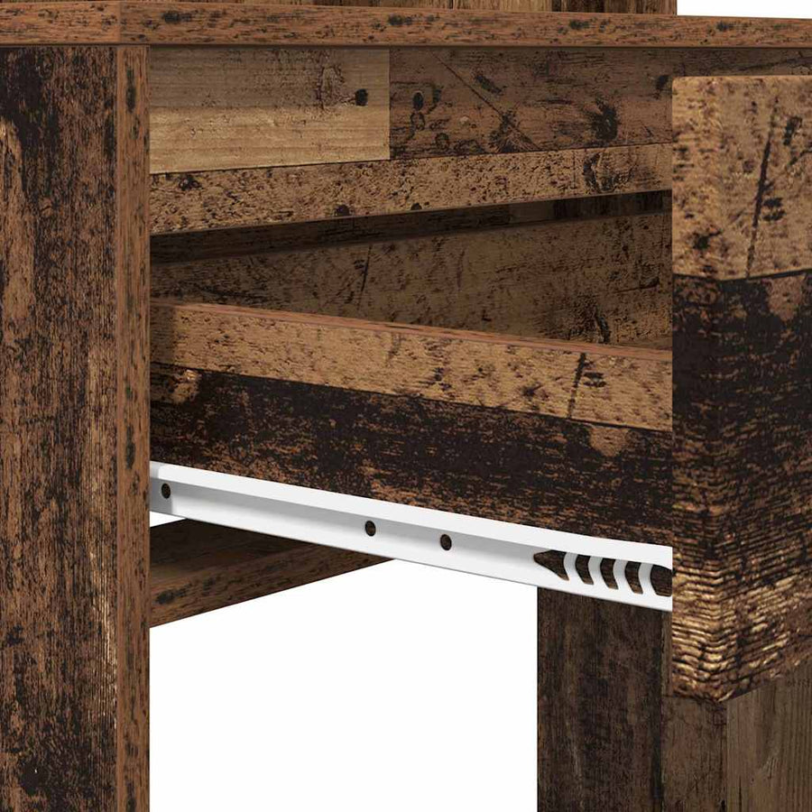 Slaapkamer Kaptafels Oud Hout 80 x 39,6 x 135 cm Bewerkt hout