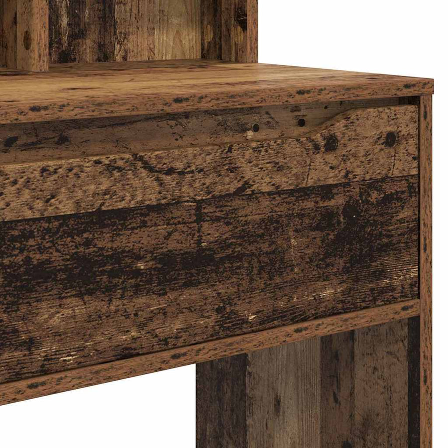 Slaapkamer Kaptafels Oud Hout 80 x 39,6 x 135 cm Bewerkt hout