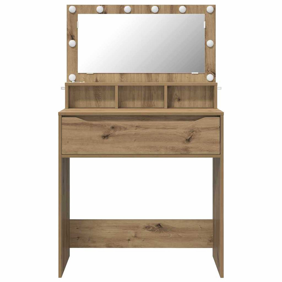 Slaapkamer Kaptafels met lade Artisan Eiken 80 x 39,6 x 135 cm