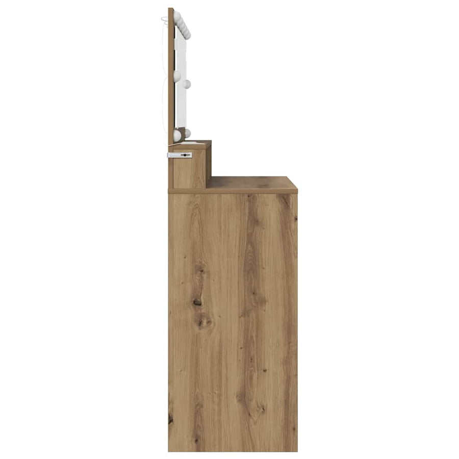Slaapkamer Kaptafels met lade Artisan Eiken 80 x 39,6 x 135 cm