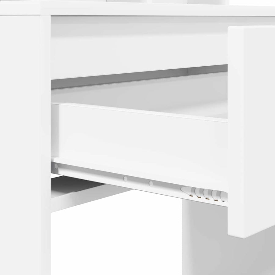 Slaapkamer Kaptafels Wit 80 x 39,6 x 135 cm Bewerkt hout