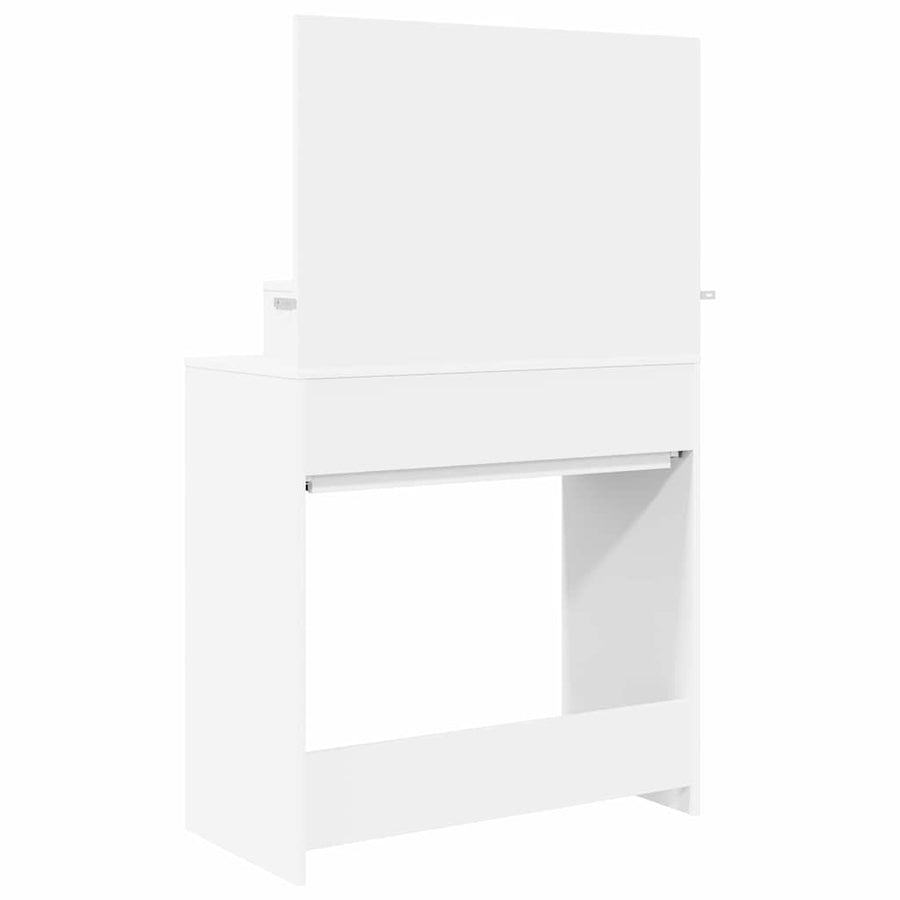 Slaapkamer Kaptafels Wit 80 x 39,6 x 135 cm Bewerkt hout