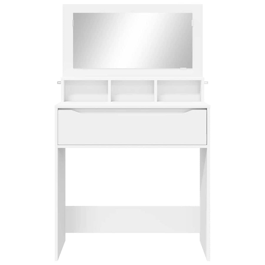 Slaapkamer Kaptafels Wit 80 x 39,6 x 135 cm Bewerkt hout