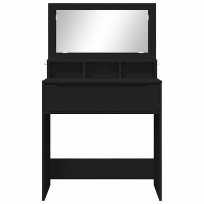 Slaapkamer Kaptafels Zwart 80 x 39,6 x 135 cm Bewerkt hout