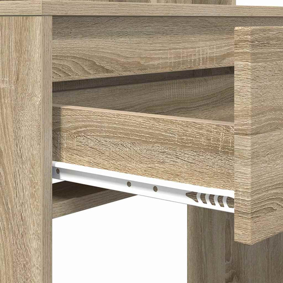 Slaapkamer Kaptafels met lade Sonoma Eiken 80 x 39,6 x 135 cm