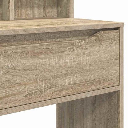 Slaapkamer Kaptafels met lade Sonoma Eiken 80 x 39,6 x 135 cm
