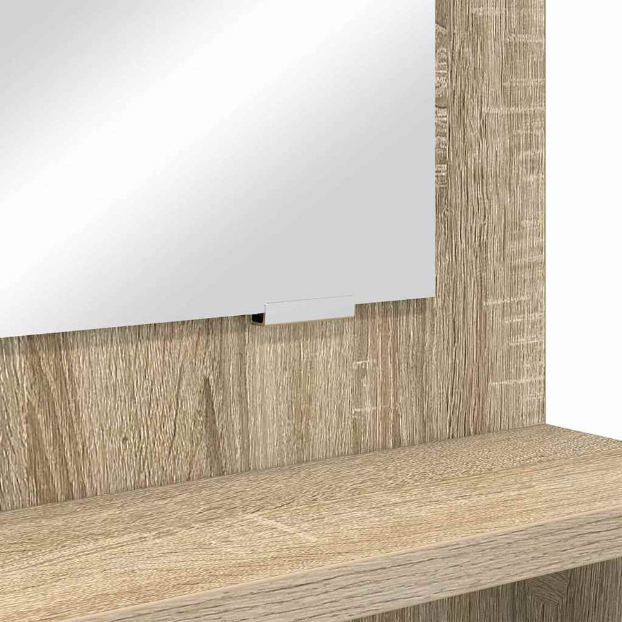 Slaapkamer Kaptafels met lade Sonoma Eiken 80 x 39,6 x 135 cm
