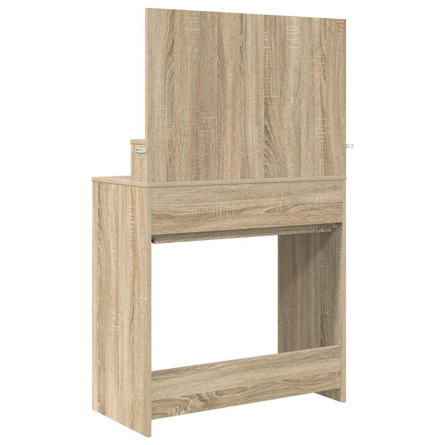 Slaapkamer Kaptafels met lade Sonoma Eiken 80 x 39,6 x 135 cm