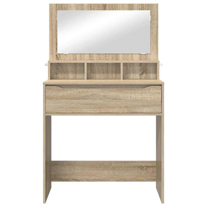 Slaapkamer Kaptafels met lade Sonoma Eiken 80 x 39,6 x 135 cm