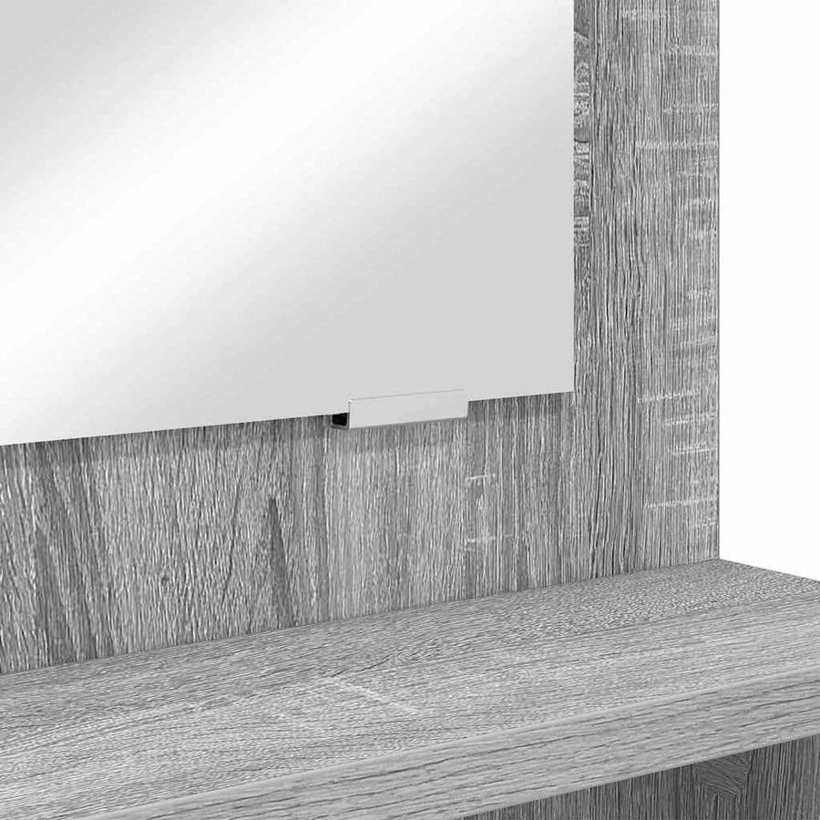 Slaapkamer Kaptafels met lade Grijs Sonoma 80 x 39,6 x 135 cm