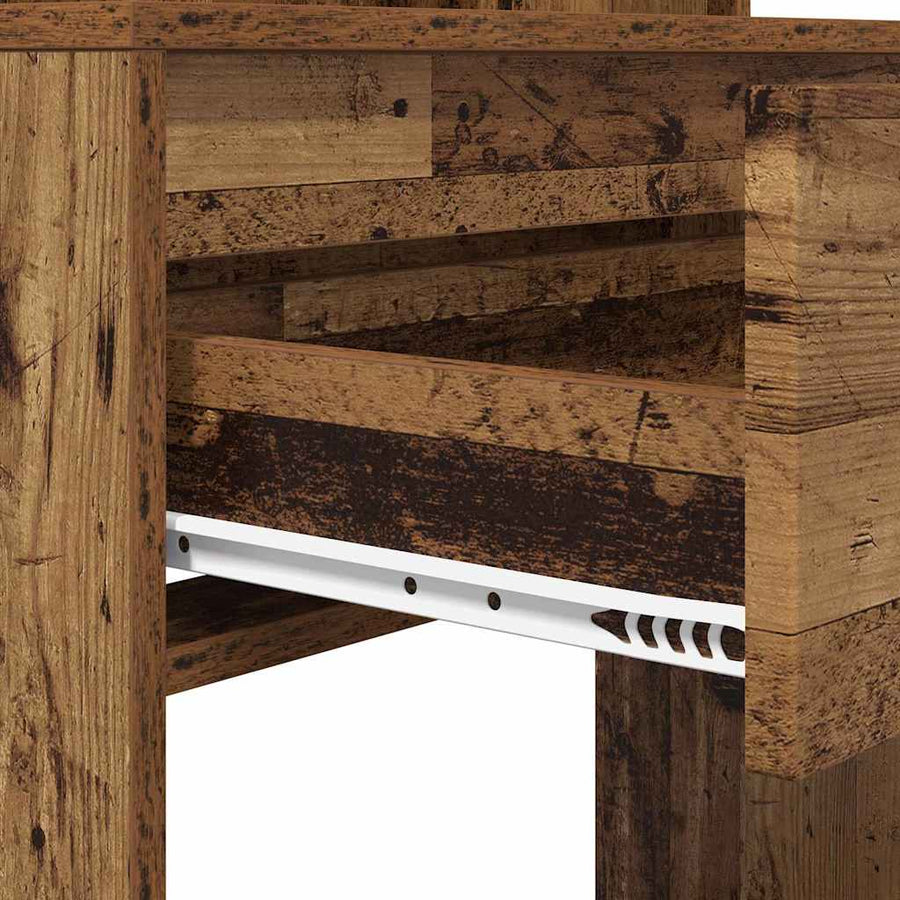 Slaapkamer Kaptafels Oud Hout 80 x 39,6 x 135 cm Bewerkt hout