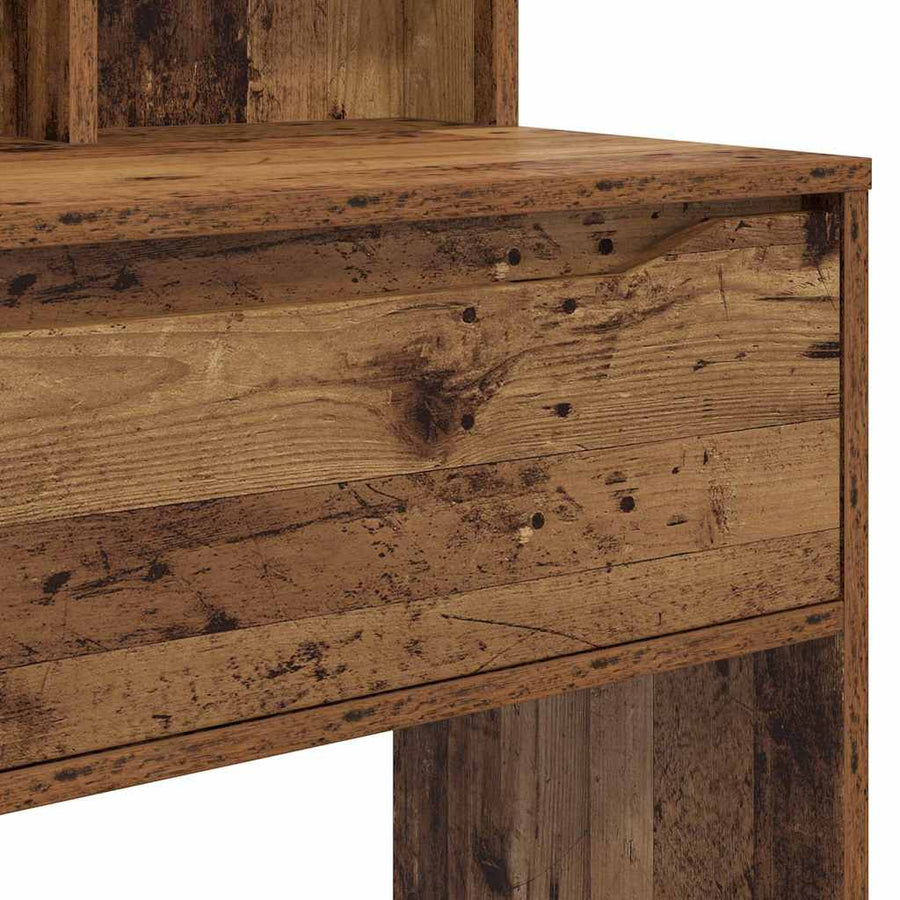 Slaapkamer Kaptafels Oud Hout 80 x 39,6 x 135 cm Bewerkt hout