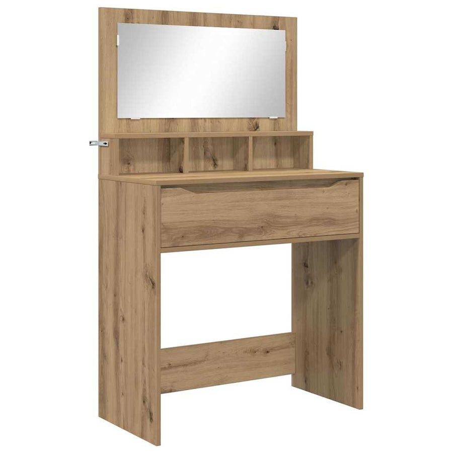 Slaapkamer Kaptafels met lade Artisan Eiken 80 x 39,6 x 135 cm