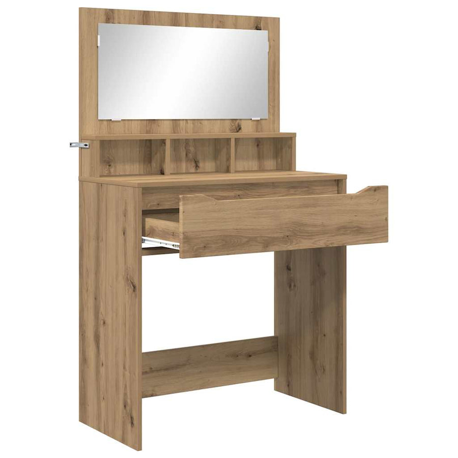 Slaapkamer Kaptafels met lade Artisan Eiken 80 x 39,6 x 135 cm