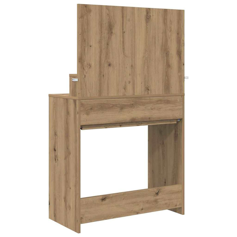 Slaapkamer Kaptafels met lade Artisan Eiken 80 x 39,6 x 135 cm