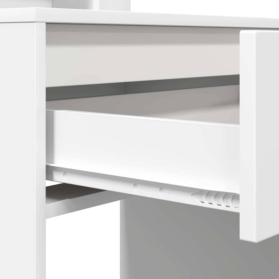 Slaapkamer Kaptafels Wit 80 x 39,6 x 135 cm Bewerkt hout