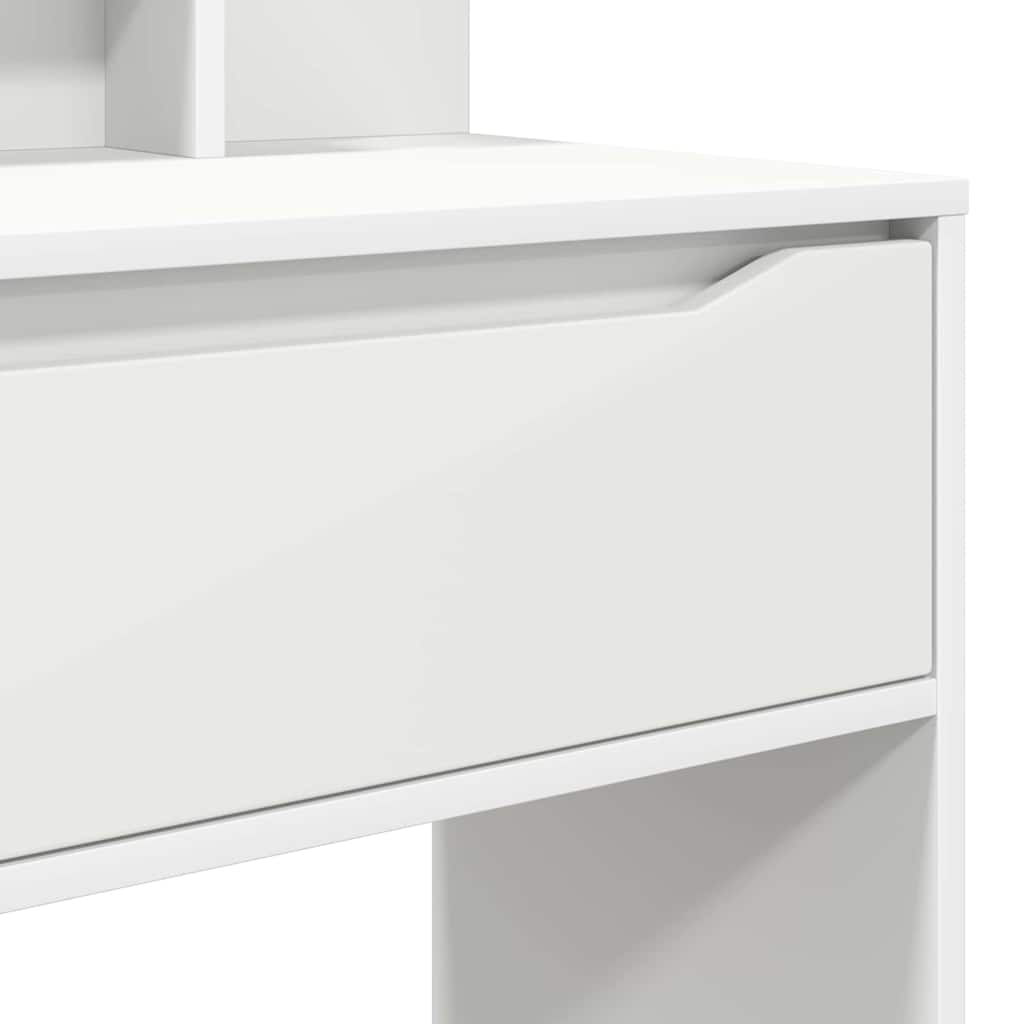Slaapkamer Kaptafels Wit 80 x 39,6 x 135 cm Bewerkt hout