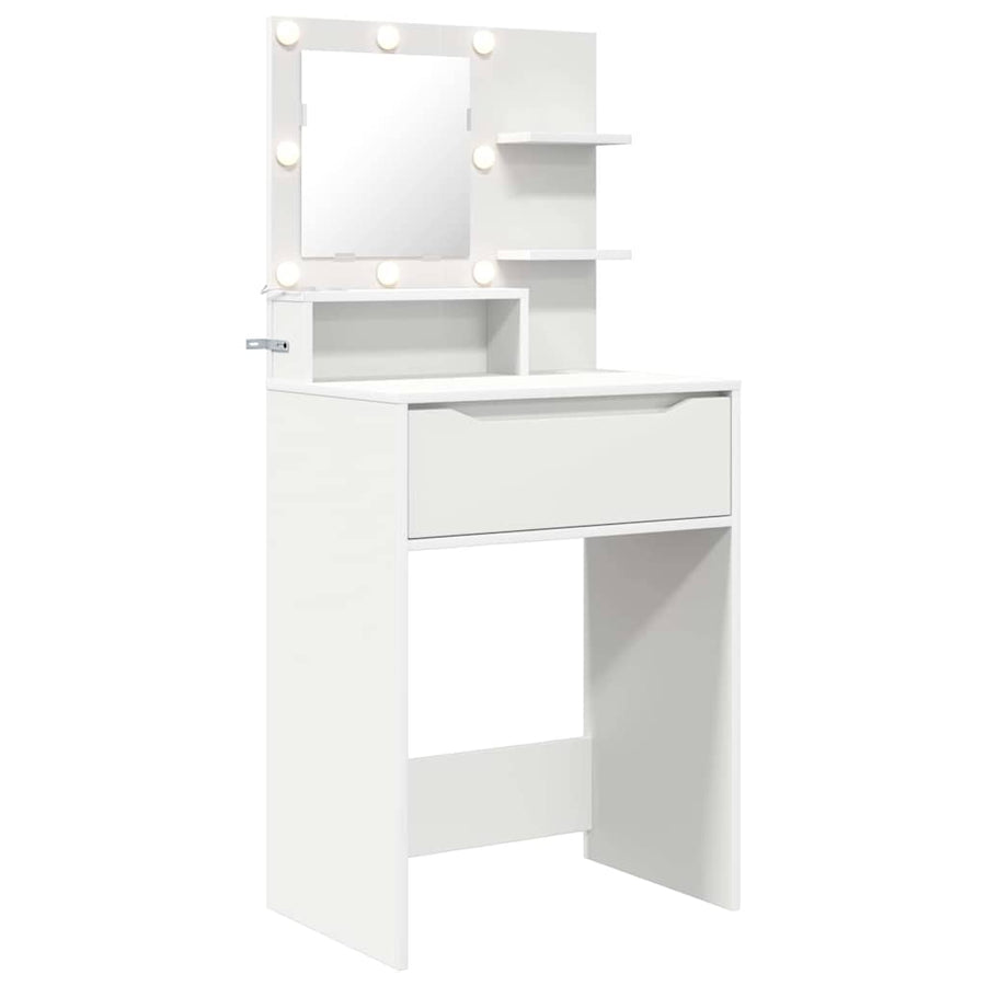 Slaapkamer Kaptafels Wit 80 x 39,6 x 135 cm Bewerkt hout