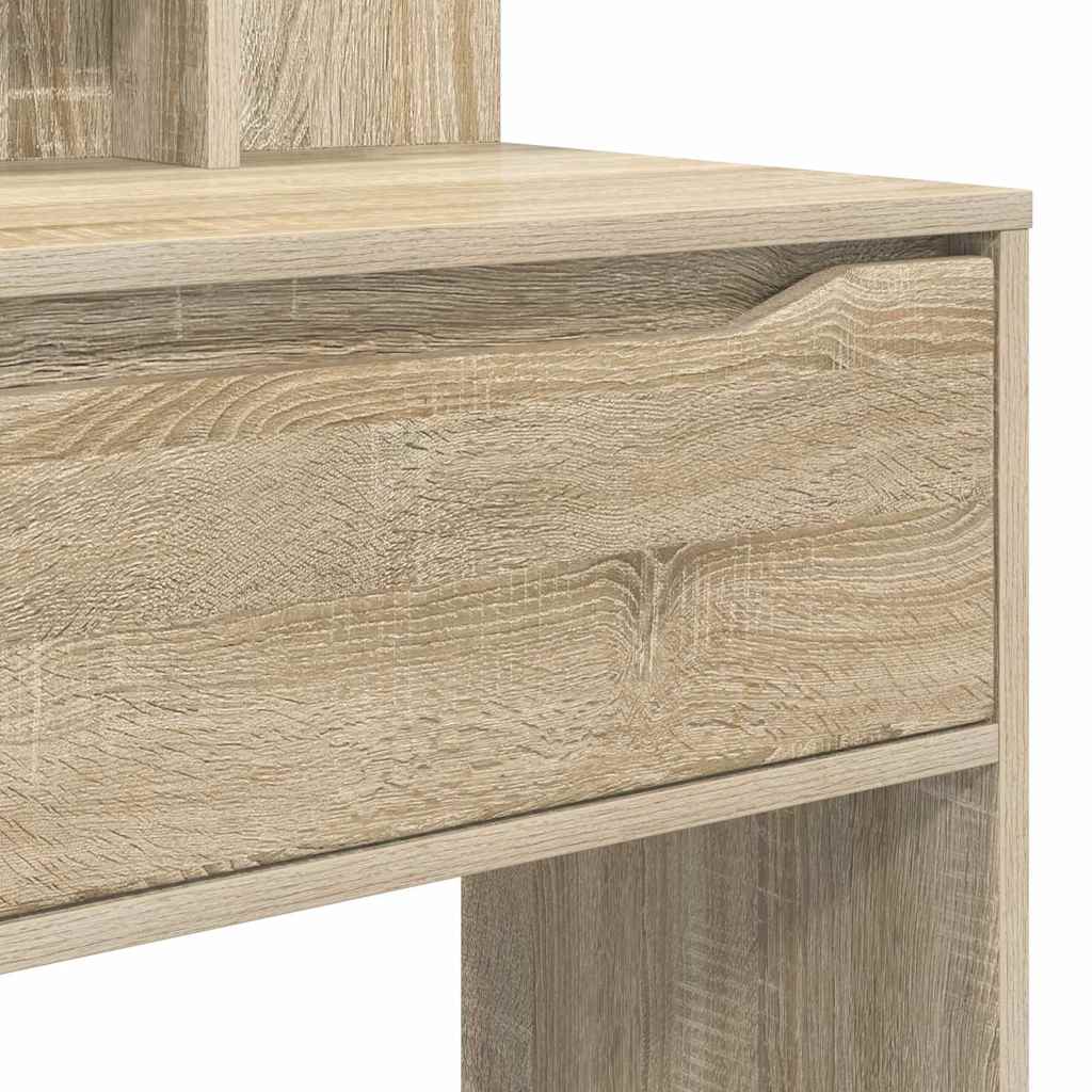 Slaapkamer Kaptafels met lade Sonoma Eiken 80 x 39,6 x 135 cm
