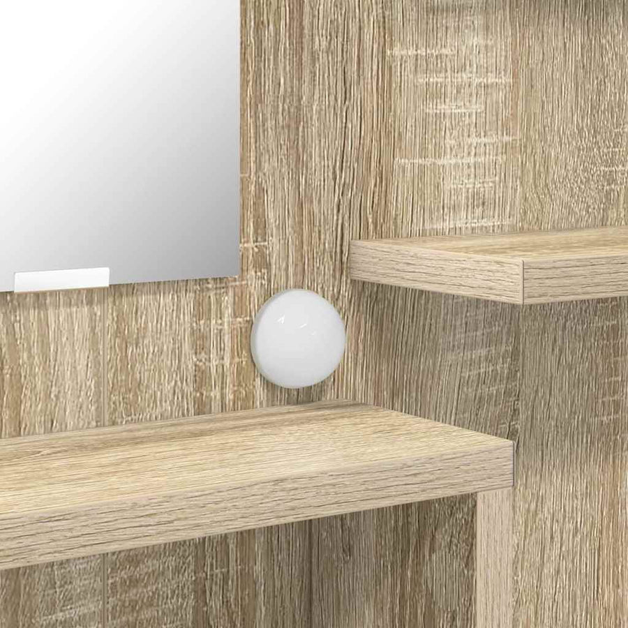 Slaapkamer Kaptafels met lade Sonoma Eiken 80 x 39,6 x 135 cm