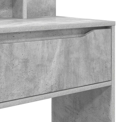 Slaapkamer Kaptafels met lade Beton Grijs 80 x 39,6 x 135 cm