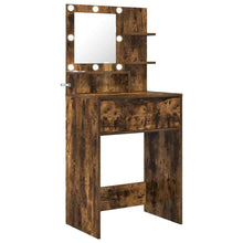 Slaapkamer Kaptafels met lade Gerookt eiken 80 x 39,6 x 135 cm