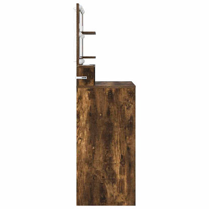 Slaapkamer Kaptafels met lade Gerookt eiken 80 x 39,6 x 135 cm