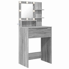 Slaapkamer Kaptafels met lade Grijs Sonoma 80 x 39,6 x 135 cm