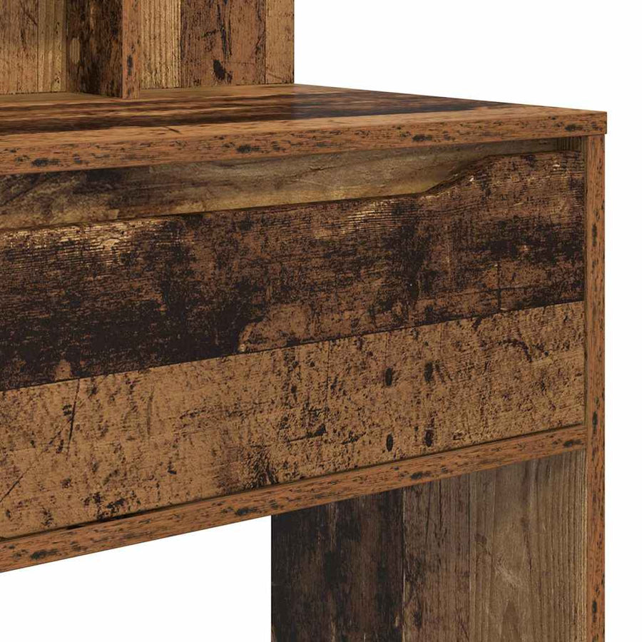 Slaapkamer Kaptafels Oud Hout 80 x 39,6 x 135 cm Bewerkt hout