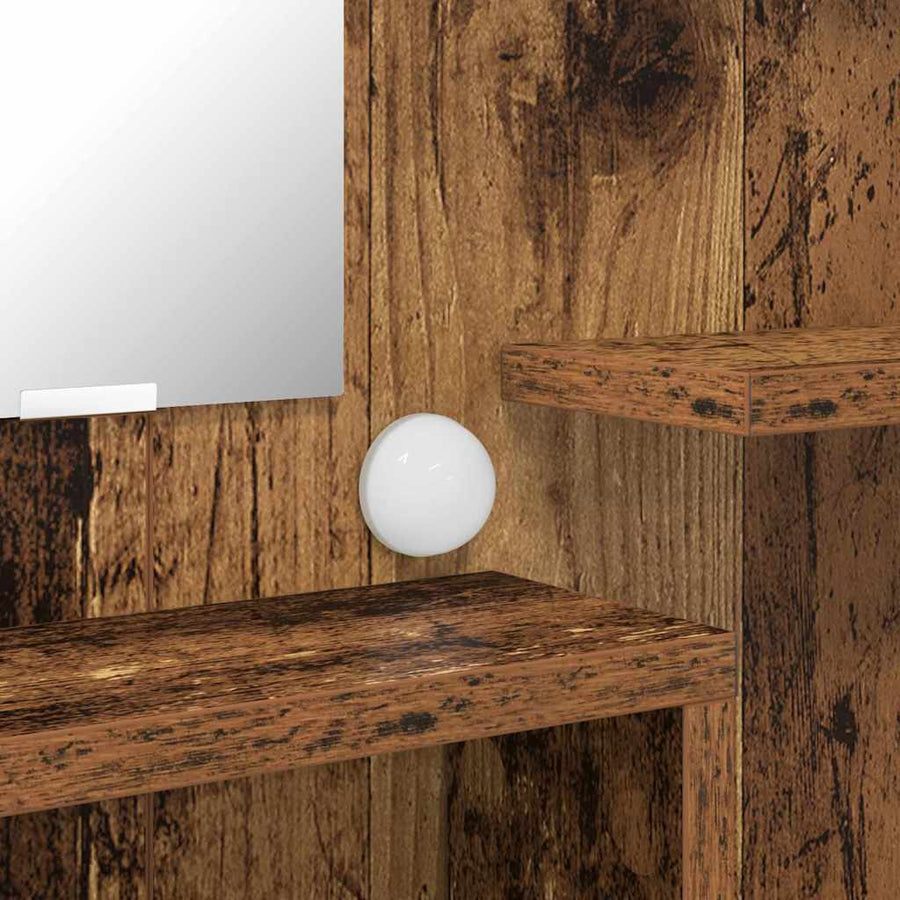 Slaapkamer Kaptafels Oud Hout 80 x 39,6 x 135 cm Bewerkt hout